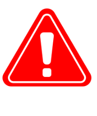 warning icon for a section of this blog that discusses signs your vacation rental manager may be holding you back.
