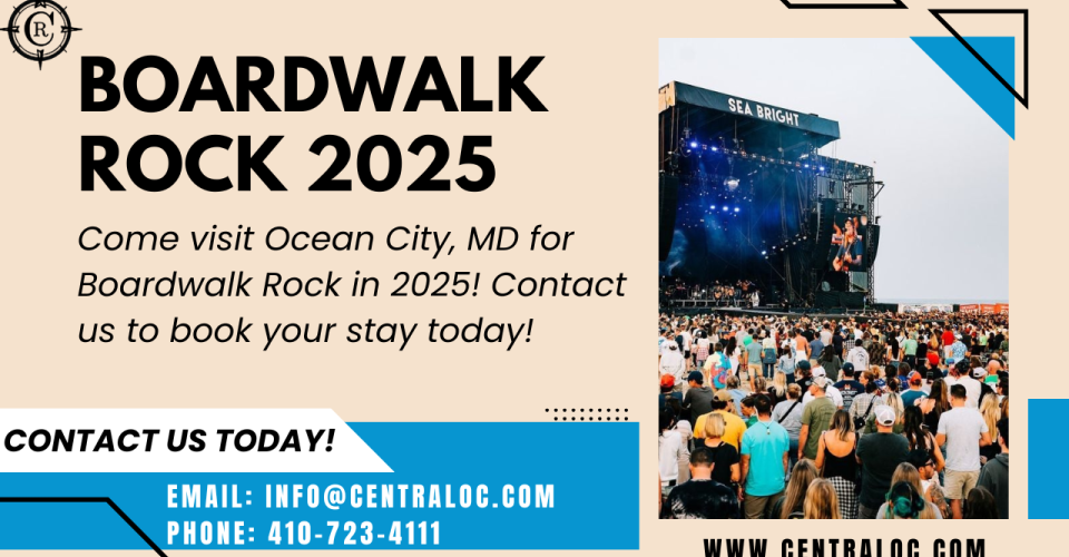 Visit Ocean City, MD for Boardwalk Rock!