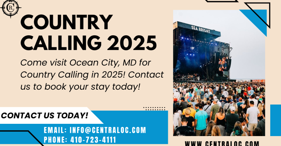 Visit Ocean City MD for Country Calling 2025!