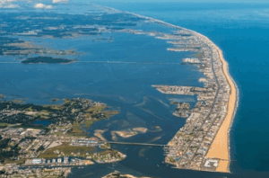 Different beach areas in Ocean City